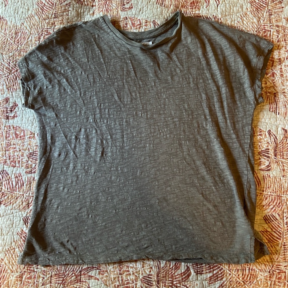 Madewell T Shirt Olive Green